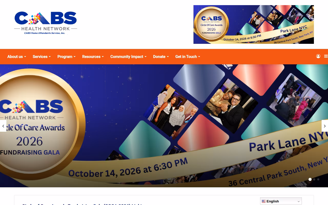 CABS Home Attendants Service, Inc. website