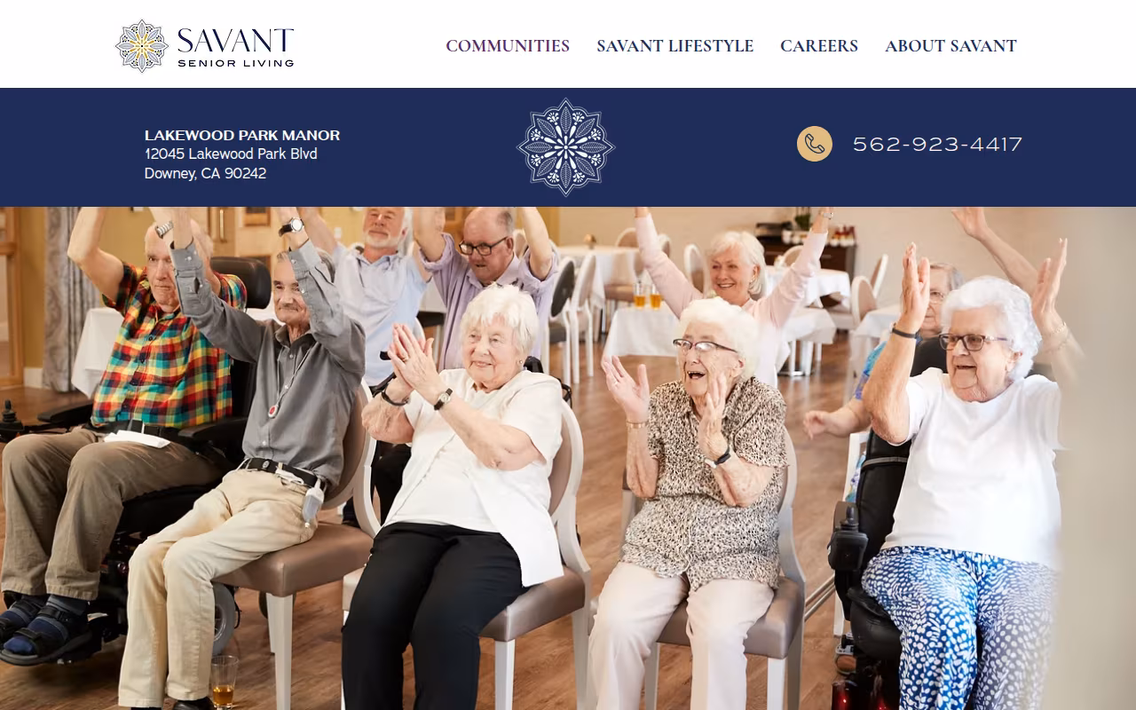 Lakewood Park Manor website