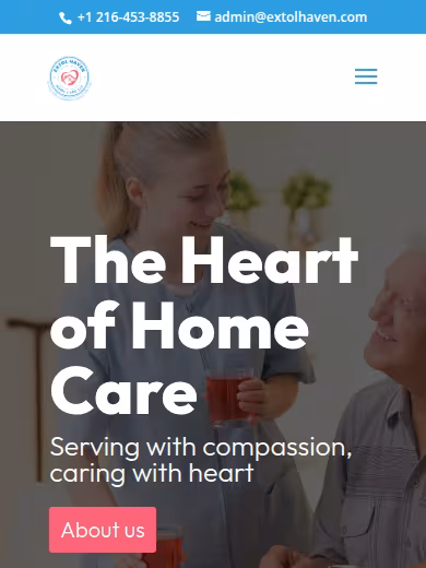 Extol Haven HomeCare website