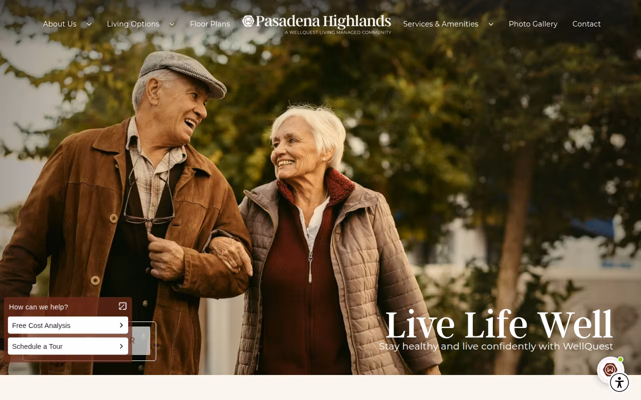 Pasadena Highlands website