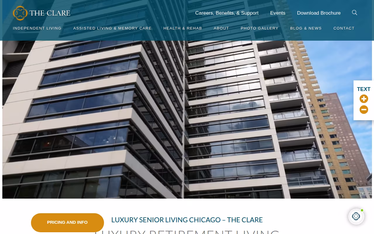 The Clare website