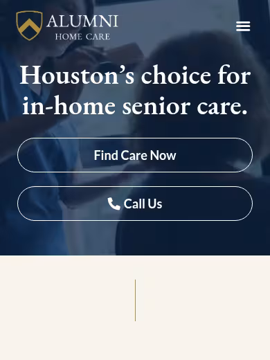 Alumni Home Care website