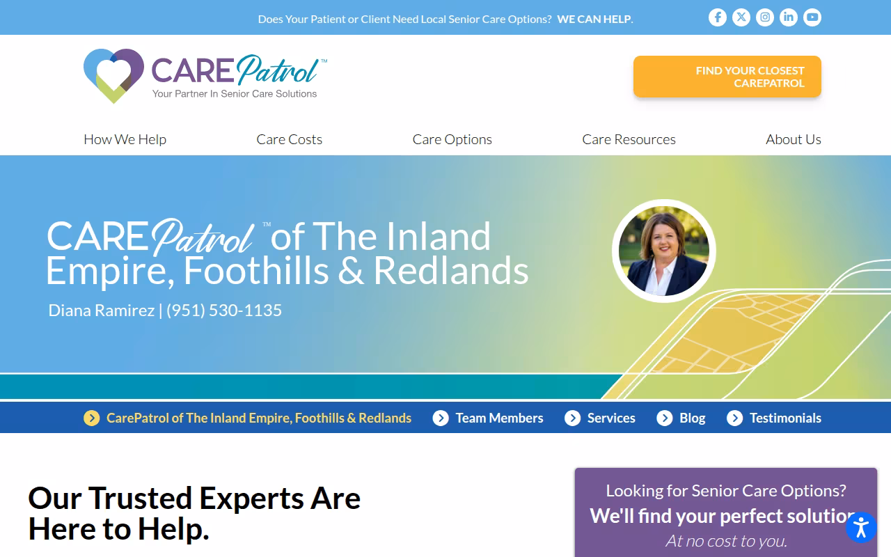 CarePatrol of Inland Empire, Foothills & Redlands website