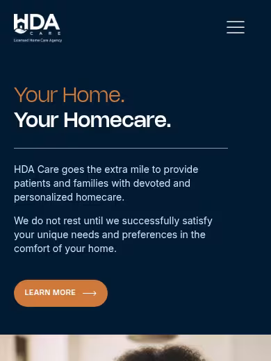 HDA CARE (License Home Care Agency) website